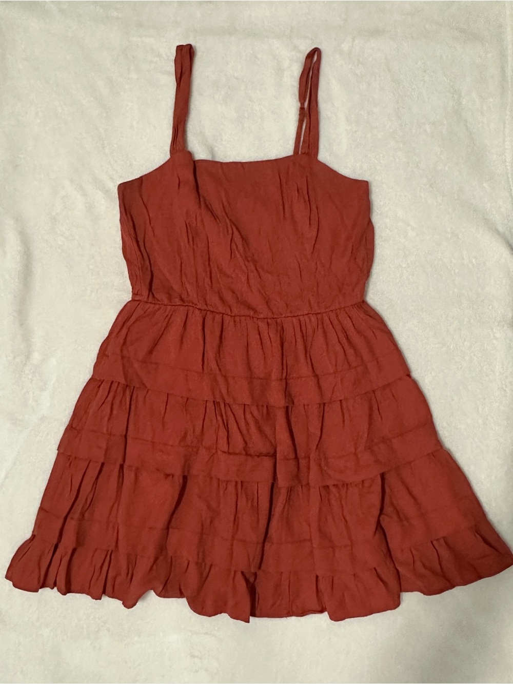 Trixxi Tiered Spaghetti Strap Mini Dress